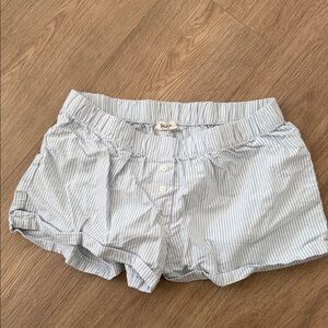 Brandy Melville Light Blue Striped Women’s Shorts